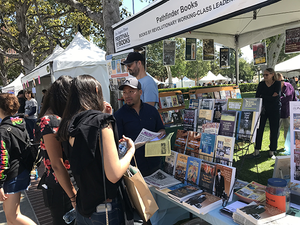 RESPONSE TO PATHFINDER PRESS BOOTH AT LA TIMES FESTIVAL OF BOOKS