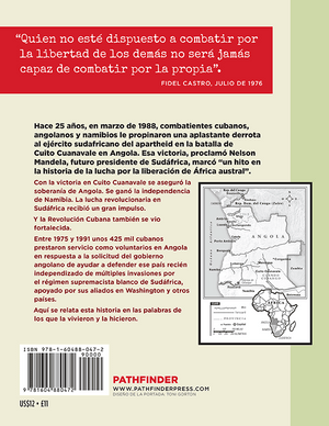 Back cover of Cuba y Angola luchando por la libertad