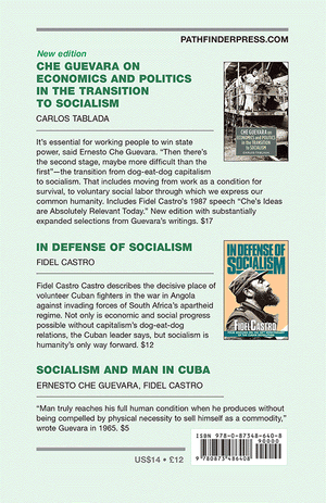 Back cover of The Coming Revolution New International no. 5  By Fidel Castro,  Jack Barnes,  Oliver Tambo  in South Africa 
