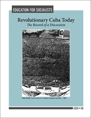 Front Cover of Revolutionary Cuba today. The record of a discussion.