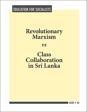 Cover of Revolutionary Marxism vs Class Collaboration in Sri Lanka