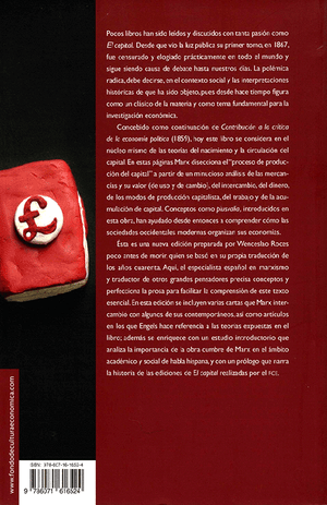 Back cover of El Capital, Volume 1