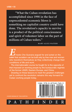 Back cover of Che Guevara and the Fight for Socialism Today