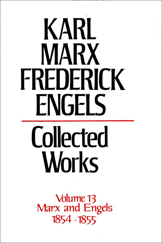 Collected Works of Marx and Engels, Volume 13