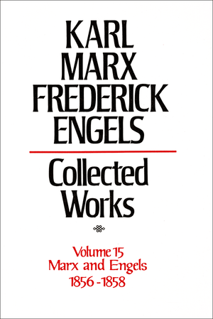 Front cover of Collected Works of Marx and Engels, Volume 15
