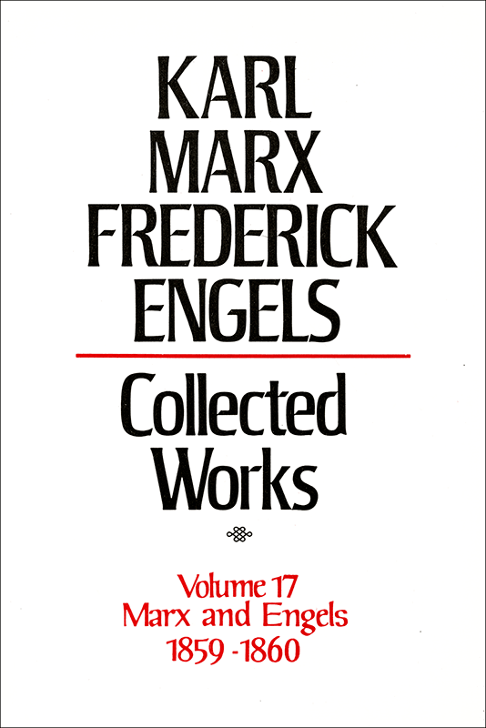 Collected Works of Marx and Engels, Volume 17