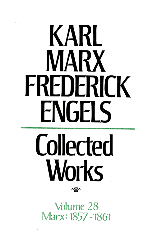 Collected Works of Marx and Engels, Volume 28