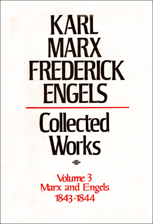 Front cover of Collected Works of Marx and Engels, Volume 3