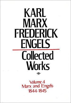Front cover of Collected Works of Marx and Engels, Volume 4