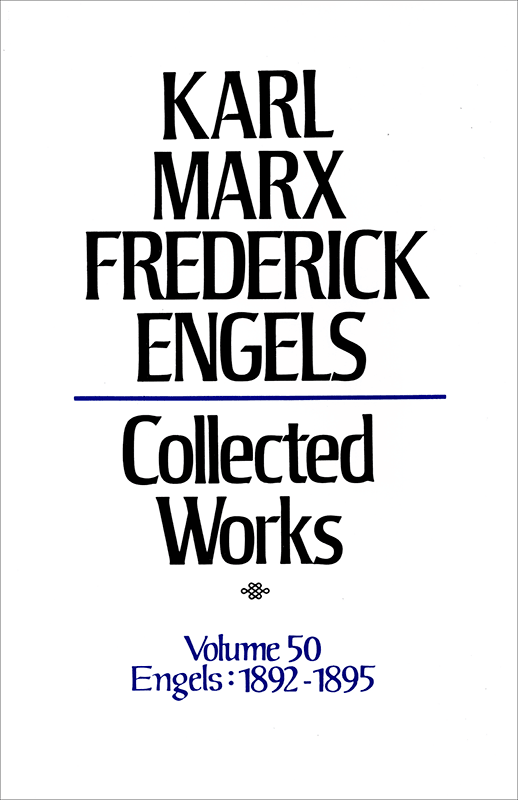Collected Works of Marx and Engels, Volume 50