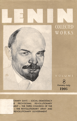 Front cover of Collected Works of Lenin, Volume 8
