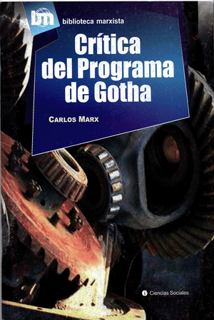 Front cover of Crítica del Programa de Gotha