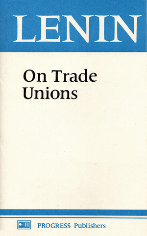 Front cover of On Trade Unions