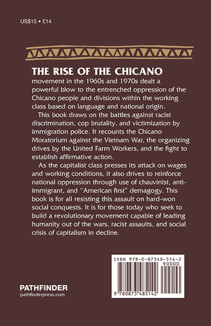 Back Cover of the Politics of Chicano Liberation