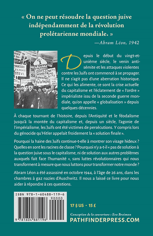 Back cover of La question juive