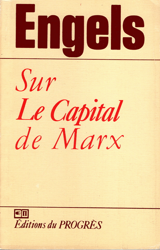 Sur 'Le capital' de Marx