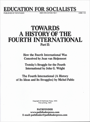 Front cover of Towards a History of the Fourth International Part 2