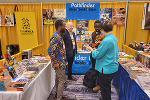 Pathfinder books draw widespread interest at African Studies conference