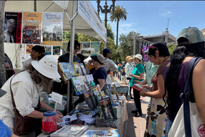 Keen Interest in Pathfinder Press books at Los Angeles Book Fair