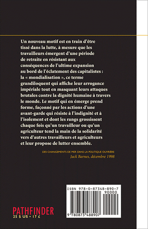 Back cover of Le désordre mondial du capitalisme
