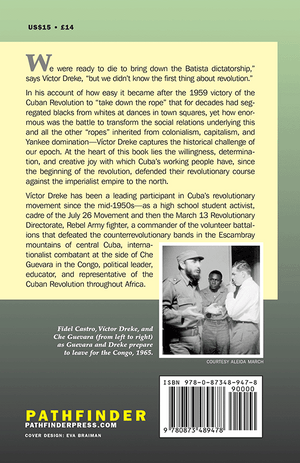 Back cover of From the Escambray to the Congo