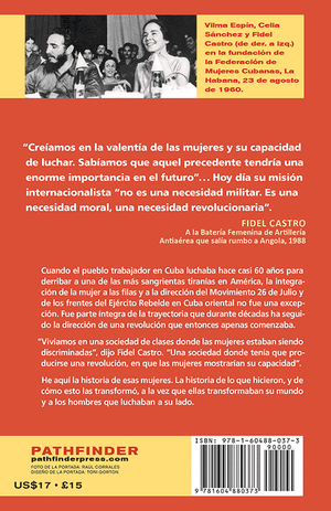 Back cover of Las mujeres en Cuba: Haciendo una revolución dentro de la revolución