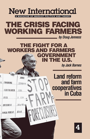 Front cover of New International 4 Fight for Workers and Farmers Government in the US