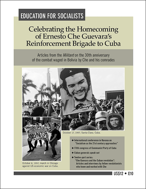 Front cover of Celebrating the Homecoming of Ernesto Che Guevara’s Reinforcement Brigade to Cuba
