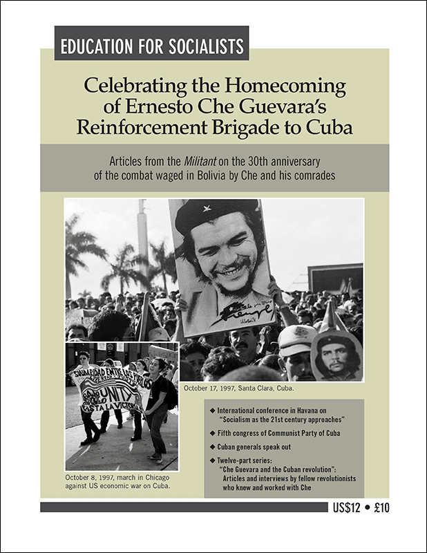 Celebrating the Homecoming of Ernesto Che Guevara’s Reinforcement Brigade to Cuba