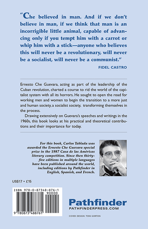 Back cover Che Guevara Economics and Politics in the transition to Socialism.
