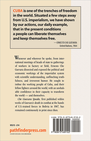 back cover of Che Guevara Speaks