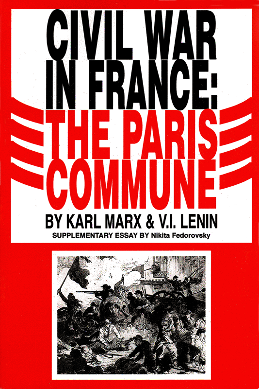 The Civil War in France by Karl Marx book cover