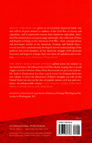 Back cover of The Civil War in the US