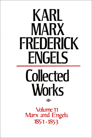 Front cover of Collected Works of Marx and Engels, Volume 11