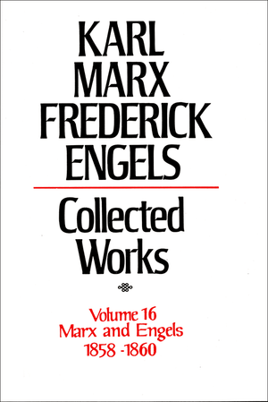 Front cover of Collected Works of Marx and Engels, Volume 16