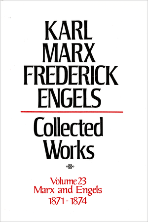 Front cover of Collected Works of Marx and Engels, Volume 23