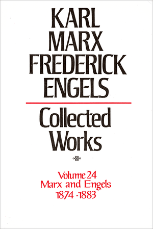 Front cover of Collected Works of Marx and Engels, Volume 24