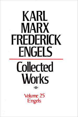 Front cover of Collected Works of Marx and Engels, Volume 25