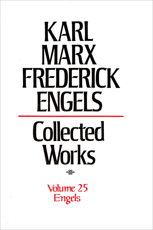 Collected Works of Marx and Engels, Volume 25