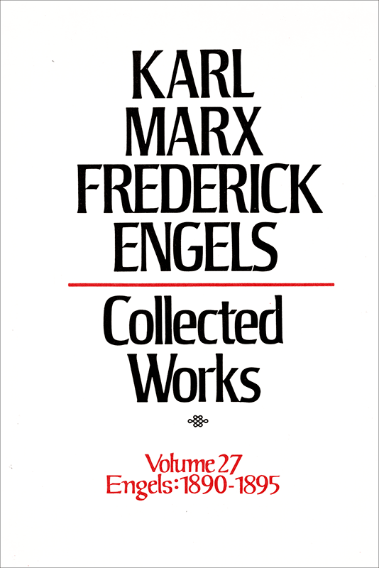 Collected Works of Marx and Engels, Volume 27