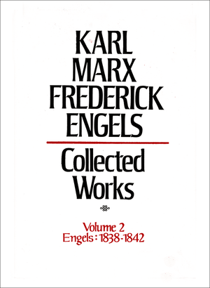 Front cover of Collected Works of Marx and Engels, Volume 2