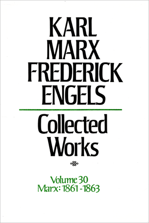 Front cover of Collected Works of Marx and Engels, Volume 30