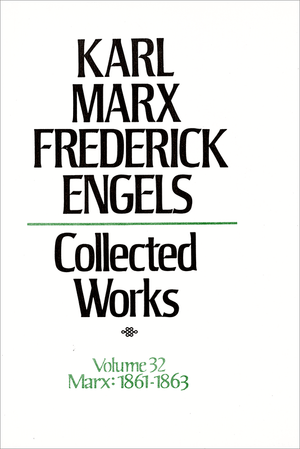 Front cover of Collected Works of Marx and Engels, Volume 32