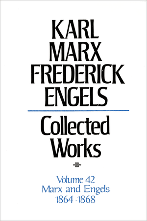 Front cover of Collected Works of Marx and Engels, Volume 42