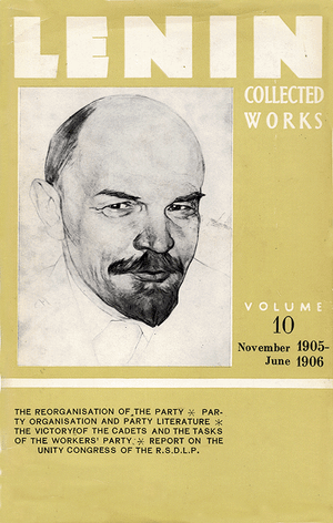 Front cover of Collected Works of Lenin, Volume 10