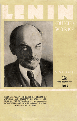 Front cover of Collected Works of Lenin, Volume 25