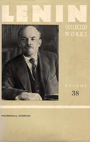 Front cover of Collected Works of Lenin, Volume 38