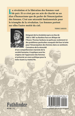 Back cover of L'émancipation des femmes et la lutte de libération de l'Afrique