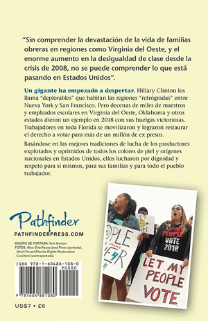 Back cover of En defensa de la clase trabajadora norteamericana