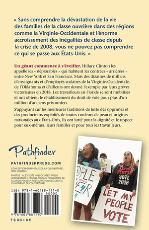 Back cover of En défense de la classe ouvrière américaine